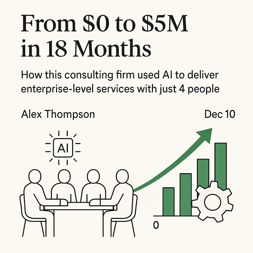 From $0 to $5M in 18 Months